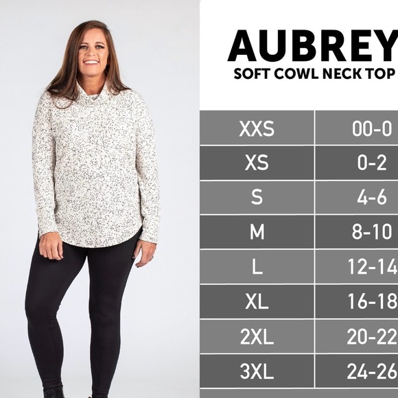 LuLaRoe Speckled Aubrey Top - Picture 6 of 6
